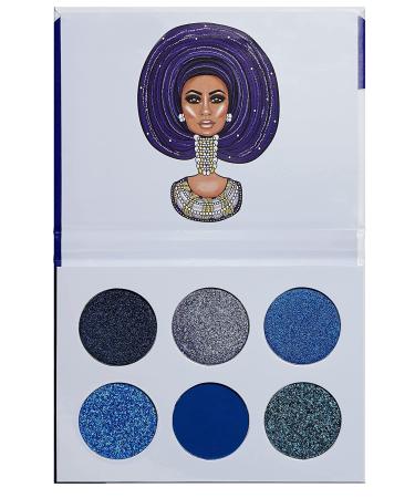 Juvia's Place Blue Eyeshadow Palette - 6 Shades of Pigmented Eye Makeup - Buy Online on GoSupps.com