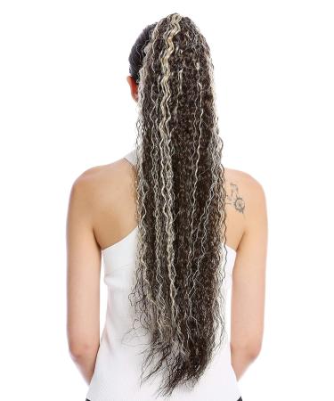 Buy Wig Me Up-N857-V-8TT26: Extra Long Voluminous Curly Braid Hair Tail - Brown Gold Blonde Mix 75 cm - International Shipping Available - Buy Online on GoSupps.com