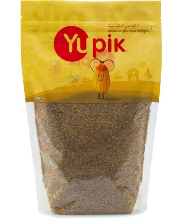 Yupik Organic Black Chia Seeds Non-GMO Vegan Gluten-Free 1Kg & Ground Flax Seed Meal (Powder) 1Kg 1000 g (Pack of 1) Black Chia Seeds+ Ground Flax Seed - Buy Online on GoSupps.com
