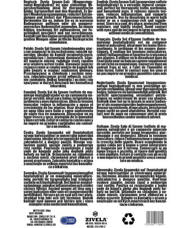 Epsom Bath Salt 10kg | Epsom Bath Salt 10kg | Epsom Salt Magnesium Sulphate | Pharmaceutical Grade - 100% Pure | Natural Salt - Buy Online on GoSupps.com