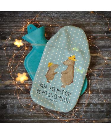 Mr. & Mrs. Panda Warm Bottle Bears Perfect Gift for Dad Moms & Siblings | Cozy Heat Bottle Cover & Grain Pillow | Blue Hot Water Bottle - Buy Online on GoSupps.com