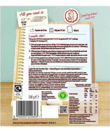 Betty Crocker Chocolate Chip Cookie Mix 200g - Delicious Home Baking Solution - Buy Online on GoSupps.com