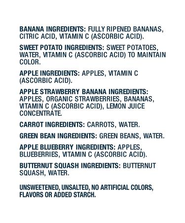 Gerber 2nd Foods Variety Pack - Natural Baby Fruit & Veggie Favorites, 8oz, Pack of 32 - Buy Online on GoSupps.com