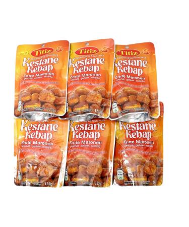 Buy Pergamo Set - 8x125g Roasted & Ready-to-Eat Titiz Peeled Chestnuts | Tender & Delicious International Shipping Available - Buy Online on GoSupps.com