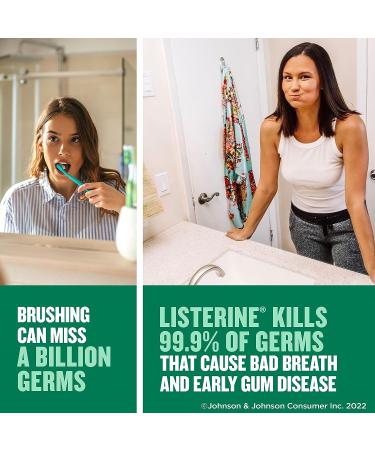 Listerine Freshburst Antiseptic Mouthwash - 8.5 Fl Oz - Fight Bad Breath & Germs - ADA Accepted - Spearmint - Pack of 1 - Buy Online on GoSupps.com