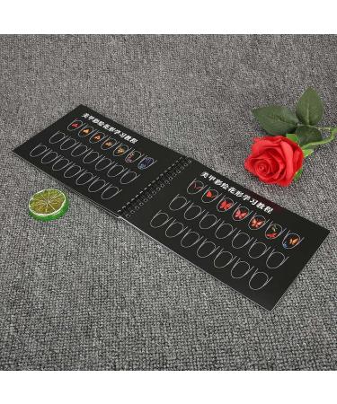 Nagel Exercise Book | Nail Art Templates for Beginners | Manicure Drawing & Painting Practice Tool - Buy Online on GoSupps.com