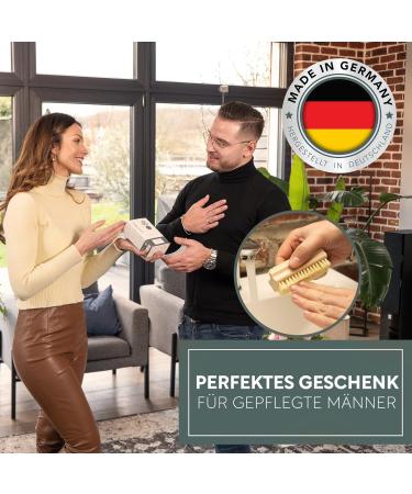 Naturls Premium Nail Brush 3x - Vegan FSC Buchenholz Scratch-Free Cleaning | Made in Germany - Buy Online on GoSupps.com