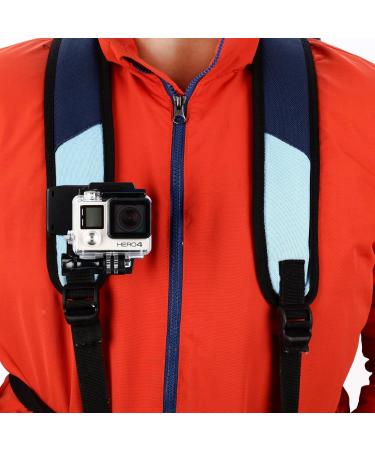 Sametop Rucksack Clip Bracket for GoPro Hero 12-1 Fusion & Max - International Shipping Available! - Buy Online on GoSupps.com