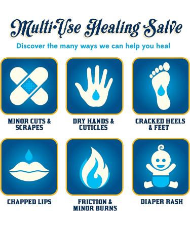Dr. Sayman's Healing Salve 4oz - Original Skin Care Ointment for Dry and Sensitive Skin - Buy Online on GoSupps.com