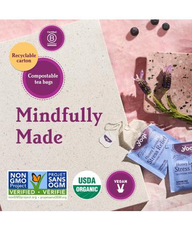 Yogi Tea - Calming (3 Pack) - With Chamomile Skullcap and Lavender - Caffeine Free Organic Herbal Tea - 48 Tea Bags - Buy Online on GoSupps.com