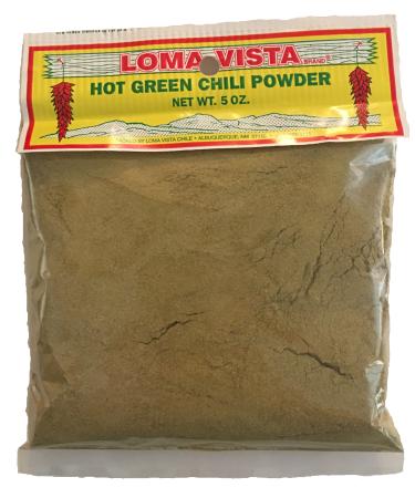 Loma Vista Hot Hatch Green Chili Powder, 5 Ounces