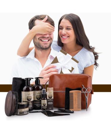 Ultimate Bart Care Set for Men | Beard Growth Kit with Oil Balm & Shampoo - 300ml - Buy Online on GoSupps.com