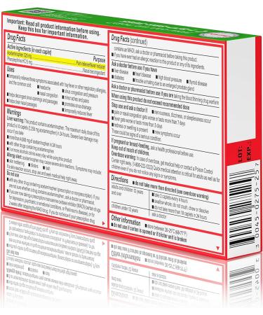 Tylenol Sinus + Headache Non-Drowsy Daytime Caplets - 24 ct - Buy Online on GoSupps.com
