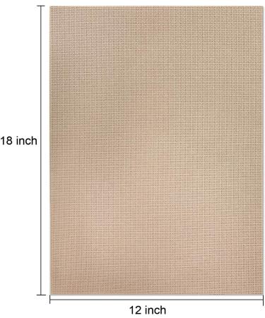 Aida Cloth 14 Count Multi Colored Cross Stitch Fabric 12x18 inch - Pack of 7 - Buy Online on GoSupps.com