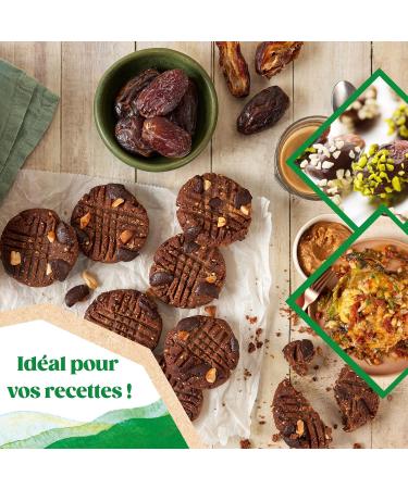 La Favorite - Organic Medjool Dates 250 g - Large Caliber Dates with Stone - Guaranteed Freshness - Fleshy & Melting - Origin - Buy Online on GoSupps.com