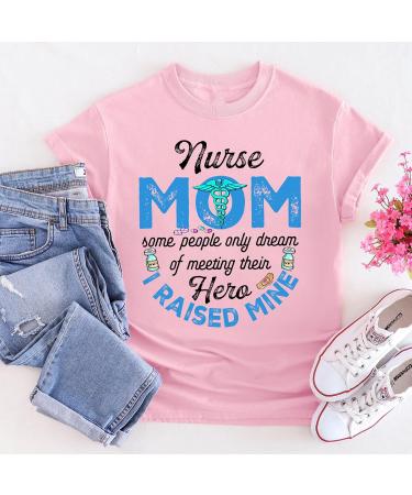 Nursing Shirt for Nurses | Custom Name Tee | Gift for Nurses from Son & Daughter | I Raised Mine Stethoscope T-Shirt | Perfect for Nurse's Day & Birthdays - Buy Online on GoSupps.com