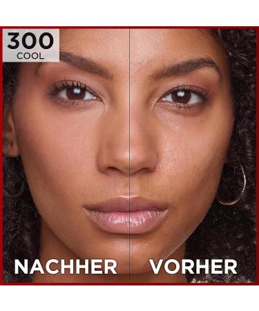 L'Oral Paris Infallible 32H Matte Foundation No. 300 Cool - Waterproof Liquid Makeup with 4% Niacinamide | Long-Lasting High Coverage 30 ml - Buy Online on GoSupps.com