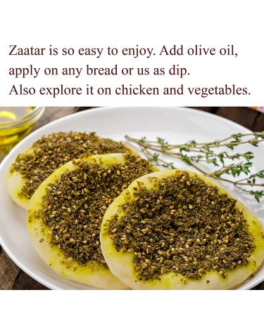 Authentic Zaatar with Hyssop Spice Blend - 2 oz | No Thyme | Sumac | No Additives - Buy Online on GoSupps.com