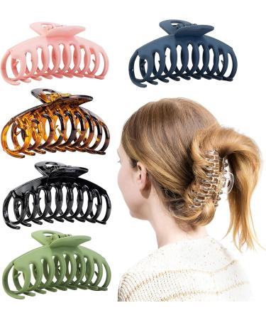 Byutish Hair Claw Clips for Thick Hair - 6 Pcs Anti-Slip Strong Grip Clips for Straight, Curly, & Wavy Hair - Buy Online on GoSupps.com