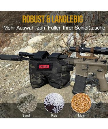 Oneigris Weapon Support - Filled Front Edition Hunting Wheels Bag Rifle Pad for Outdoor Shooting & Target Sports - Buy Online on GoSupps.com