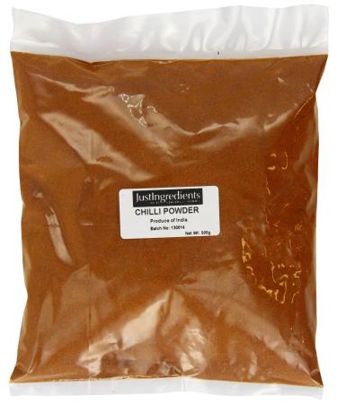 JustIngredients Essential Chilli Powder 500 g - Pack of 2