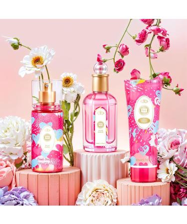 Hybrid & Company Women Pink Heart 3 Pcs Gift Set 50ml-Perfume&100ml-Mist&80ml-Shower Gel - Buy Online on GoSupps.com