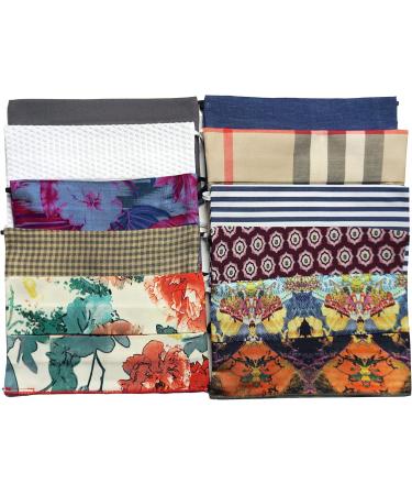 Weri Special Facial Mask - Stylish Bandana with Filter Tray | Multifunctional Cloth Mask for Hiking & Leisure | One Size Jeans Stripes - Buy Online on GoSupps.com