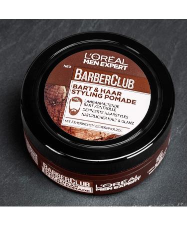 L'Oreal Men Expert Barber Club 24H Hair & Beard Styling Fries Natural Beard & Hair Care 75ml - Buy Online on GoSupps.com
