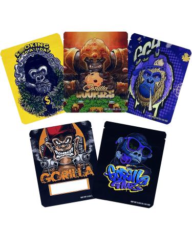 Fantasy Night 100 Pack Gorilla Bags Size 5 x 4 inches