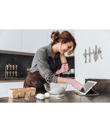 Compression Gloves for Arthritis Pain Relief - Pink (Open Fingertips) S | Doctor Developed & Written Handbook | Hand Support for Men & Women - Buy Online on GoSupps.com