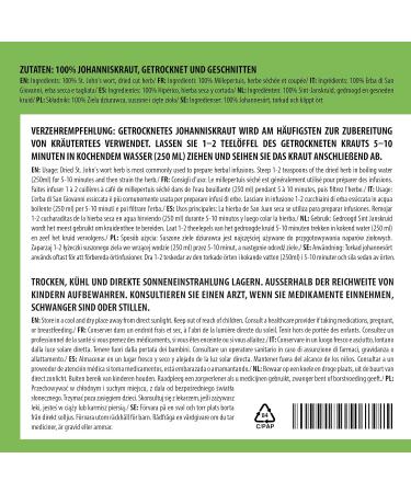  Alpi Nature Alpi Nature St. John's Wort Tea 1kg Dried and Cut St. John's Wort Herb Loose Leaf Tea - Buy Online on GoSupps.com