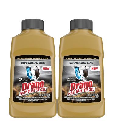 Drano Hair Buster Gel Commercial Line 16 oz (Pack of 2)