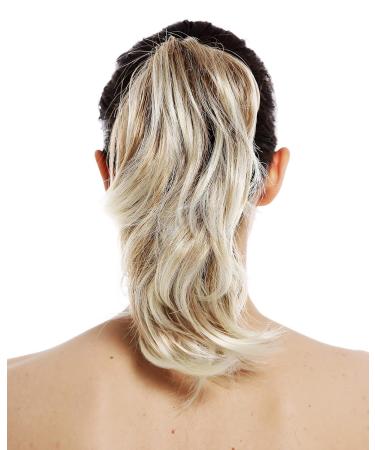 Buy WIG ME UP XF-6381-15T613 Hairpiece | Short Voluminous Wavy Ponytail Braid with Butterfly Clip | Golden Blonde Platinum Streaked Hair Extension - Buy Online on GoSupps.com