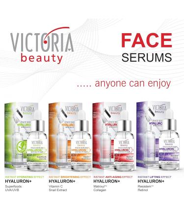 Hyaluron+ Day & Night Face Serum - Anti-Aging Hyaluronic Acid Collagen & Matrixyl Moisturizer 20ml | Best Anti-Wrinkle Care - Buy Online on GoSupps.com