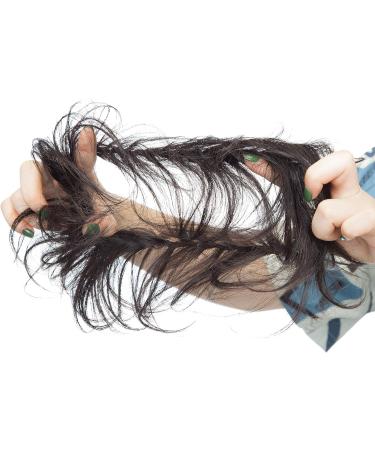 Human Hair Scrunchies #1 Jet Black Straight (23g) - Buy Online on GoSupps.com