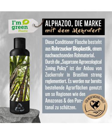 Alphazoo Every Day Conditioner for Cats & Dogs - 200ml Coconut Fur Care for All Breeds | Natural Dog Shampoo for Soft Fur - Buy Online on GoSupps.com