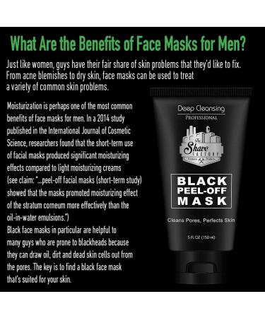 The Shave Factory Blackhead Remover Face Mask - 150g | Effective Skincare for Clear Skin - Buy Online on GoSupps.com