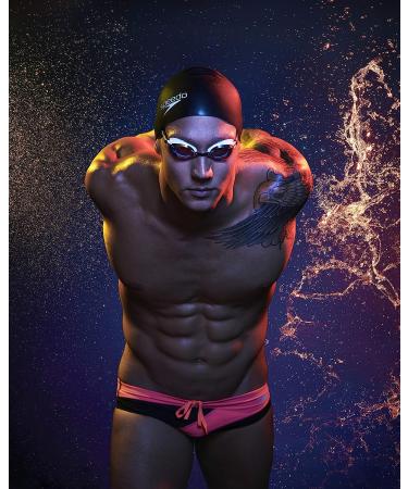 Speedo Silicone Swim Cap - Unisex Adult Speedo Black - Buy Online on GoSupps.com