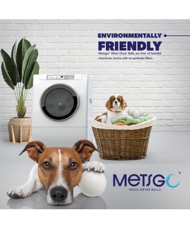 100% Organic Wool Dryer Balls - Natural Laundry Lint Collector & Wrinkle Reducer - Antistatic Eco-Friendly Dryer Balls - Buy Online on GoSupps.com