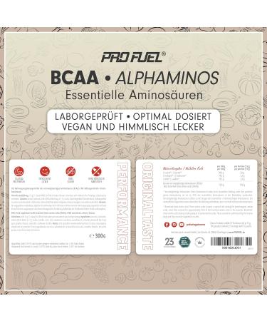 Buy Alphaminos BCAA Powder 2x300g Cherry - Test Winner - Vegan Amino Acids - Lab Tested - Top Solubility - Unbelievably Delicious Taste - Buy Online on GoSupps.com