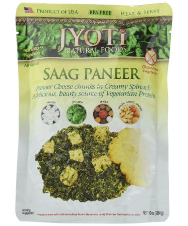 Jyoti Saag Paneer, 10 Ounce (Pack of 6)