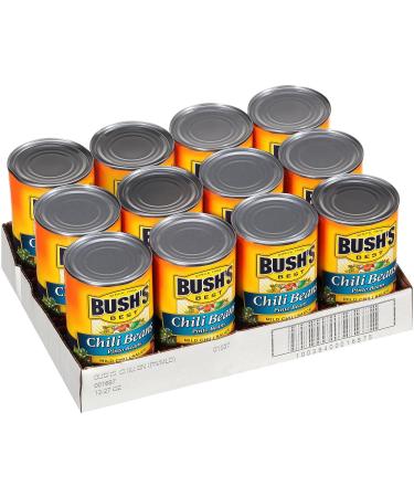 Bush's Best Mild Pinto Chili Beans 27 oz - Pack of 12 Cans | Large Mild Pinto Chili - Buy Online on GoSupps.com