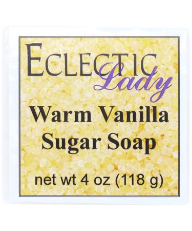 Warm Vanilla Sugar Glycerin Soap by Eclectic Lady 4 oz Bar