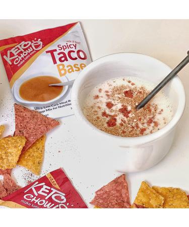 Keto Chow Savory Variety Bundle: Nutritionally Complete Keto Meal Replacement Shake Powder - Low Carb, Protein Rich, Delicious Meal Substitute - Single Serving Samples with Customizable Fat Options - Buy Online on GoSupps.com