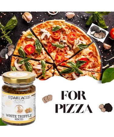  Spartacus Truffle Spartacus White Truffle chopped preserved in extra virgin olive oil the perfect gourmet spice for pizzas pasta salads potatoes (white truffle 40 g) - Buy Online on GoSupps.com