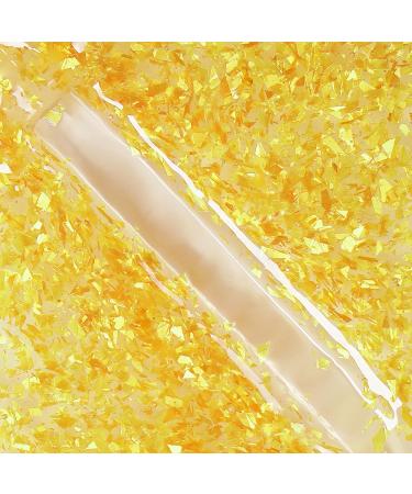 Bluesky Golden Flake No Wipe Top Coat 10ml GLT01 Gold Leaf Gel Nail Polish for 21 Day Manicure Professional Salon& Home Use Requires Curing Under LED UV Nail Lamp - Buy Online on GoSupps.com