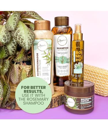 ANYELUZ Rosemary Biotherapy | Hydrating Hair Treatment with Rosemary & Avocado Extracts | Repair & Strengthen Damaged Hair - Buy Online on GoSupps.com
