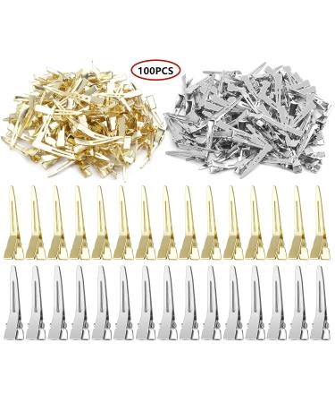 HUAZIZ 100 Pieces Alligator Hair Clips - 45mm Crocodile Hair Styling Accessories for Hairstyles & Tinkering - Buy Online on GoSupps.com