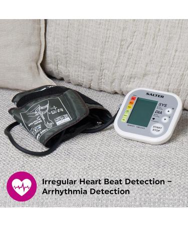 Salter BPA-9201-GB Automatic Arm Blood Pressure Monitor | Easy-to-Read Display | Heartbeat/Hypertension Indicator | WHO Guidelines | 2nd Gen BP Monitor - Buy Online on GoSupps.com