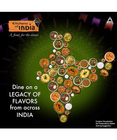 Kitchens of India Pav Bhaji Ready to Eat - Mashed Vegetable Curry (Pack of 6, 10 oz Boxes) - Buy Online on GoSupps.com